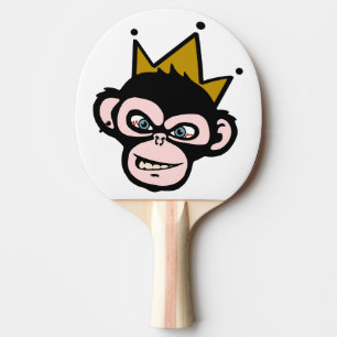 Table tennis racquet, red rubber back ping pong paddle