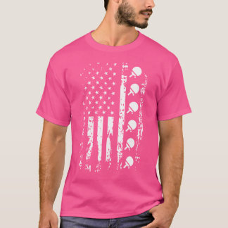 Table Tennis Shirt American Flag Usa Table Tennis