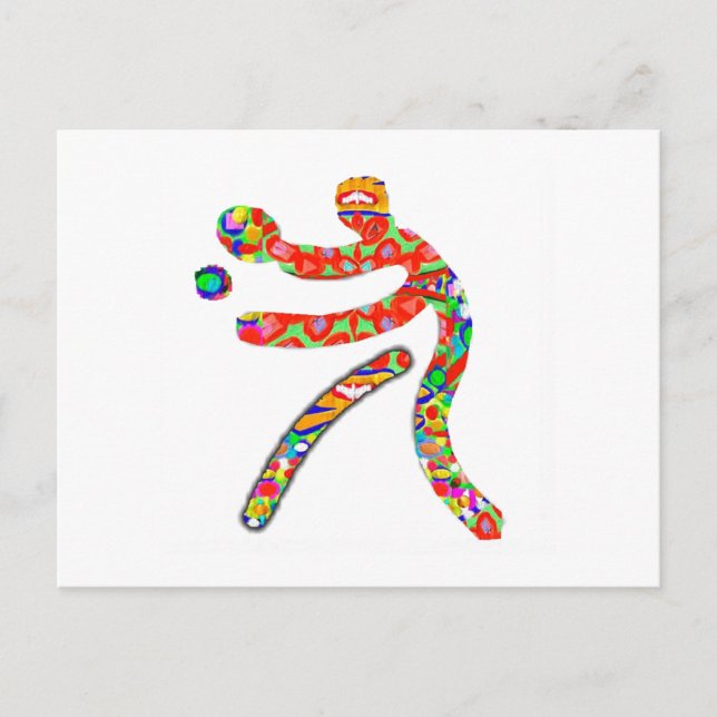 TABLE TENNIS Sports Postcard (Front)