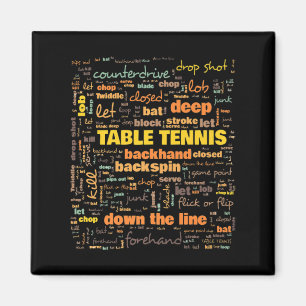 Table Tennis Terminology Commonly Used Terms Magnet