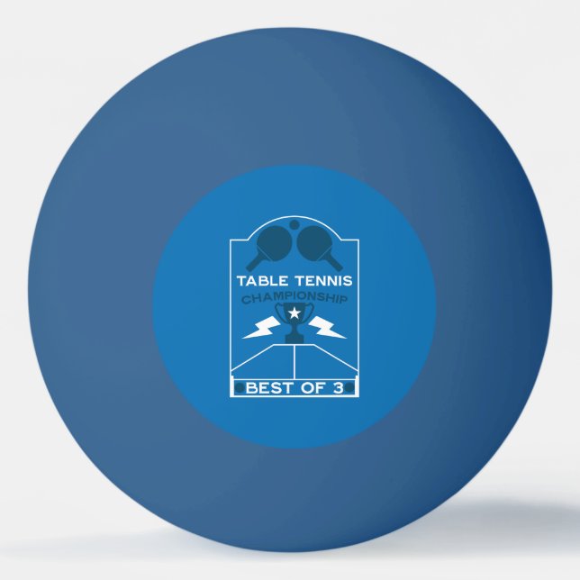 Table Tennis Tournament Ping Pong Ball (Front)
