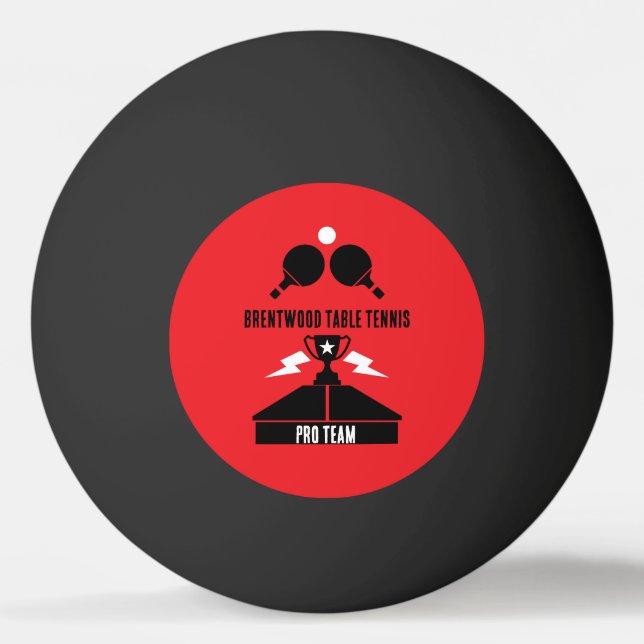 Table Tennis Tournament Ping Pong Ball (Front)