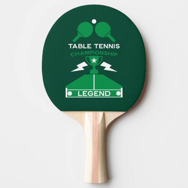 Table Tennis Tournament Ping Pong Paddle (Front)