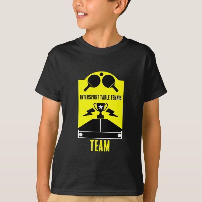 Table Tennis Tournament T-Shirt (Front)