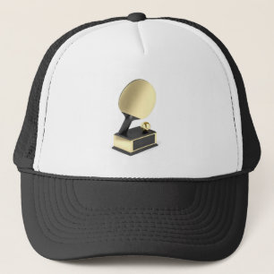 Table tennis trophy trucker hat