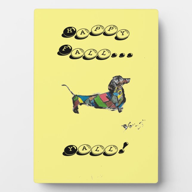 Table Top Plaque  (Front)