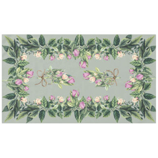 Tablecloth 60"x104" Tulips on the Vine in Sage