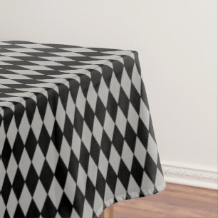 Tablecloth "60x84" -Halloween Harlequin Diamonds