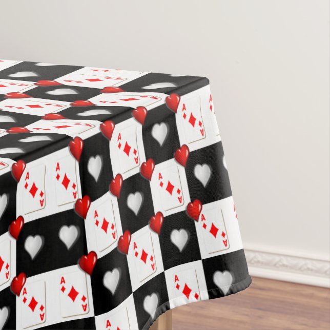 Tablecloth Ace Card Red Diamonds (In Situ)