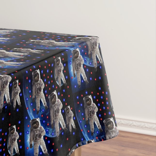 Tablecloth Astronauts (In Situ)