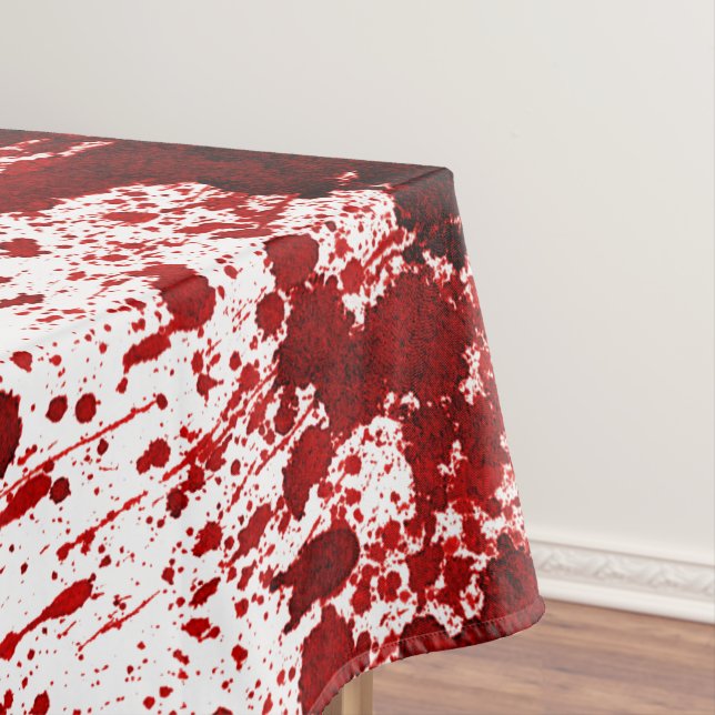 Tablecloth Blood Splatter Vampire Gothic (In Situ)