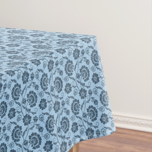 Tablecloth Blue Floral (In Situ)
