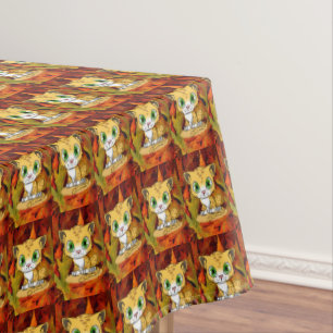 Tablecloth Cats
