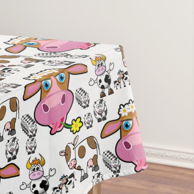 Tablecloth Cows (In Situ)
