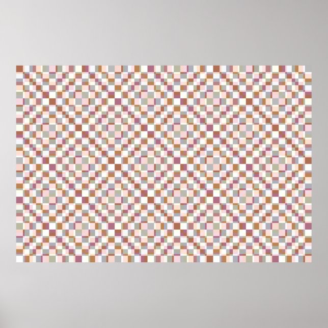 Tablecloth Design For A Clown's Funeral Reception Poster (Front)