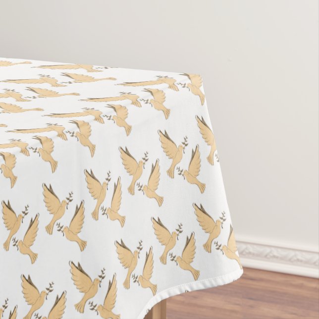 Tablecloth Doves (In Situ)