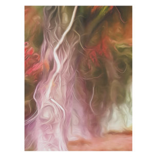 Tablecloth Dream Light Red Tree