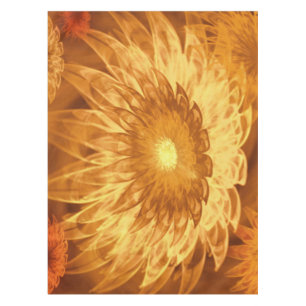 Tablecloth Fantasy Flowers Yellow
