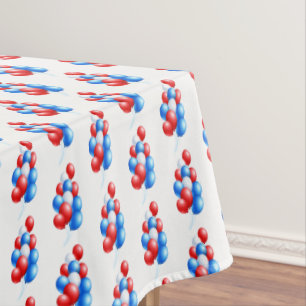 Tablecloth July 4th Balloons
