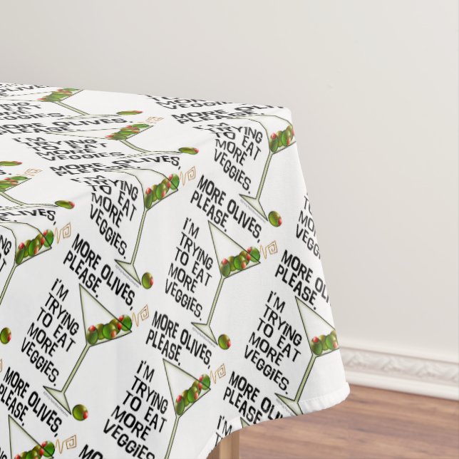 TABLECLOTH - More Olives. Eating Veggies! (In Situ)