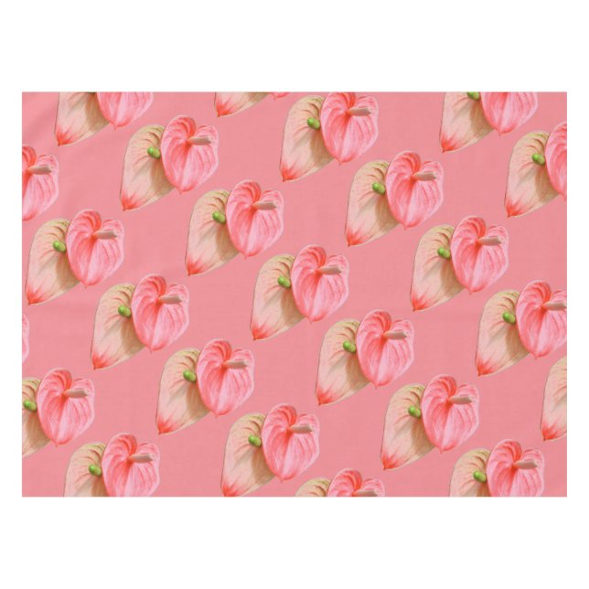 Tablecloth - Oilcloth Flower (Front (Horizontal))