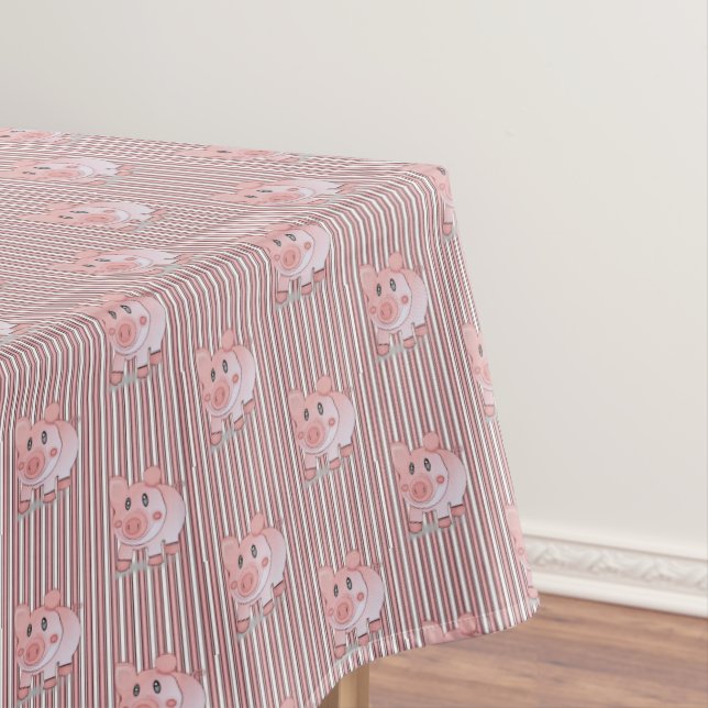 Tablecloth Pigs (In Situ)