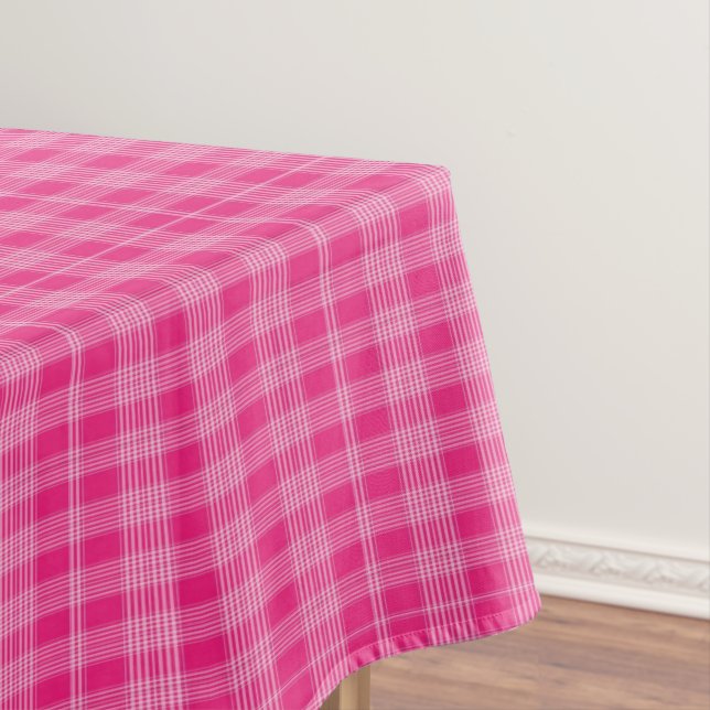 Tablecloth Plaid Pink (In Situ)