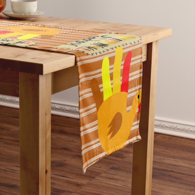 Tablecloth Runner Happy Thanksgiving Day (In Situ)