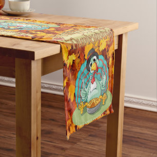 Tablecloth Runner Happy Thanksgiving Day