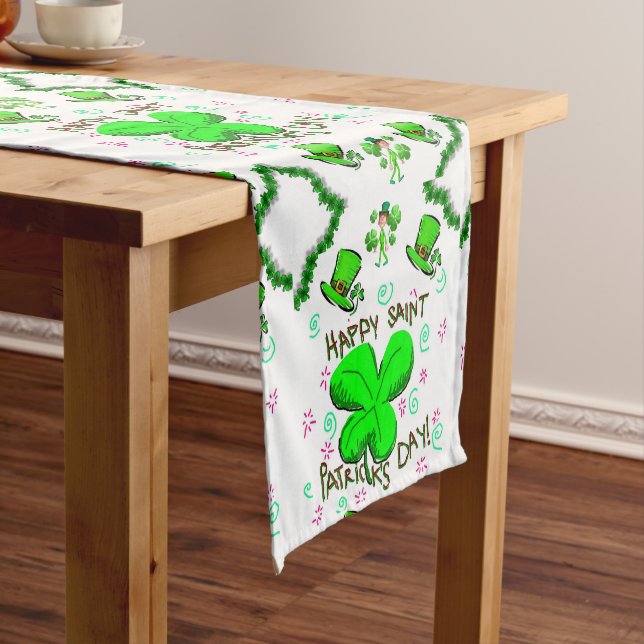 Tablecloth Runner St. Patrick's Day (In Situ)