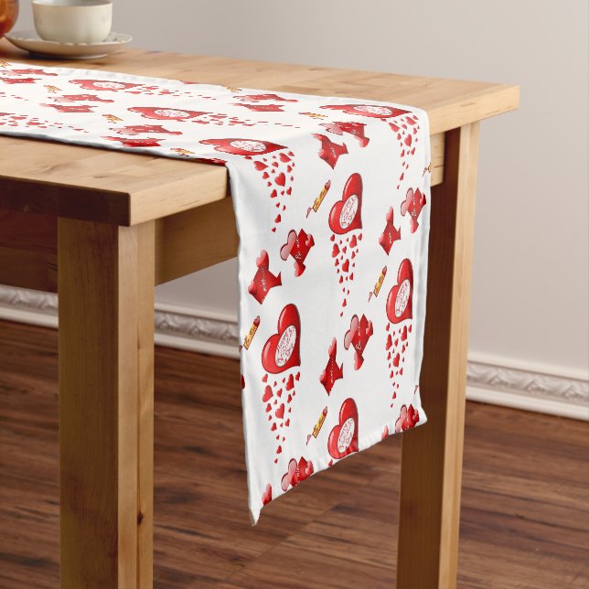 Tablecloth Runner Valentines (In Situ)