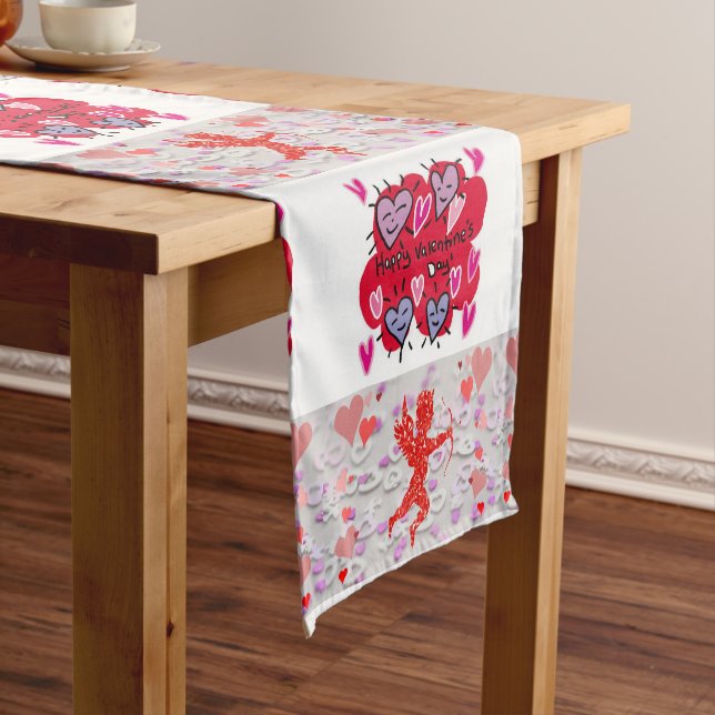 Tablecloth Runner Valentines (In Situ)