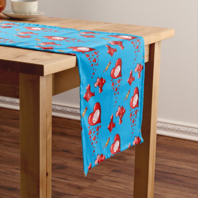 Tablecloth Runner Valentines (In Situ)