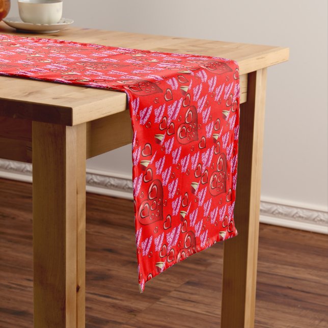 Tablecloth Runner Valentines (In Situ)