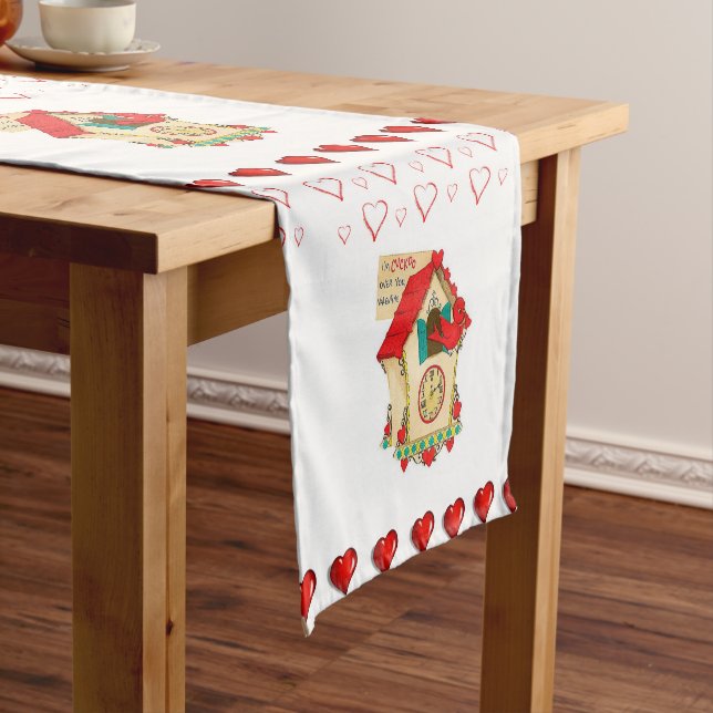 Tablecloth Runner Valentines (In Situ)