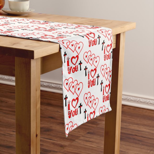 Tablecloth Runner Valentines (In Situ)