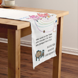 Tablecloth Runner Where's Mom? 