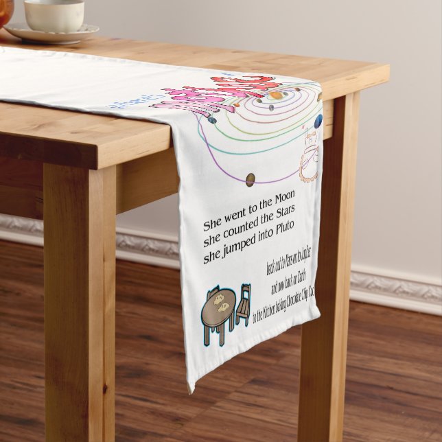 Tablecloth Runner Where's Mum?  (In Situ)