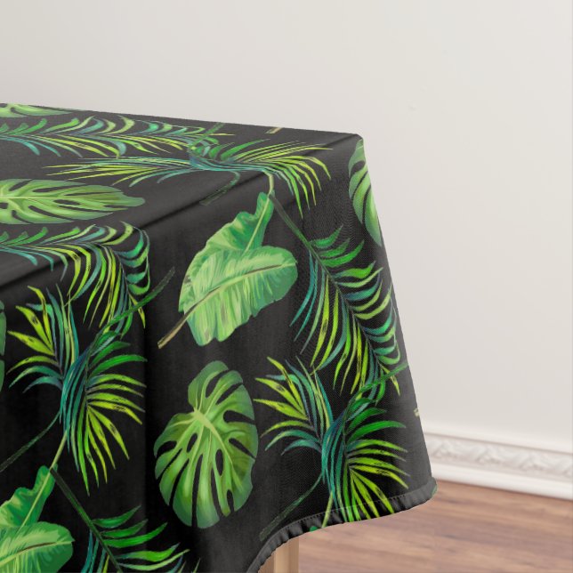 Tablecloth-Tropical Leaves Tablecloth (In Situ)