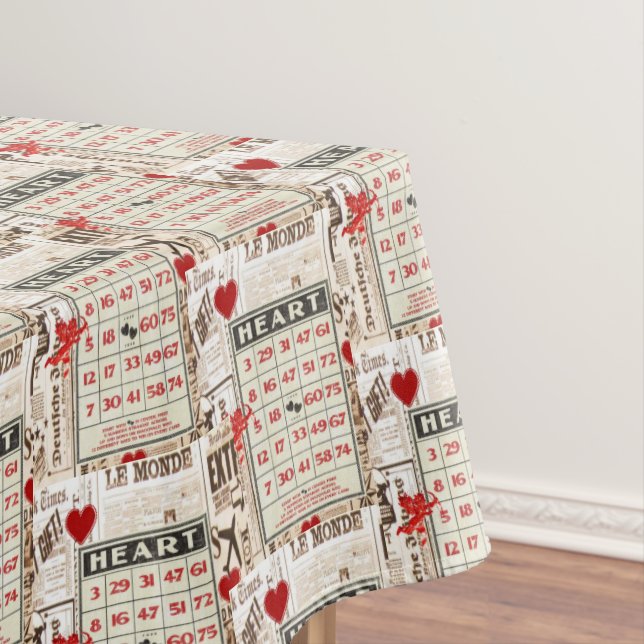 Tablecloth Valentine's Day Vintage (In Situ)