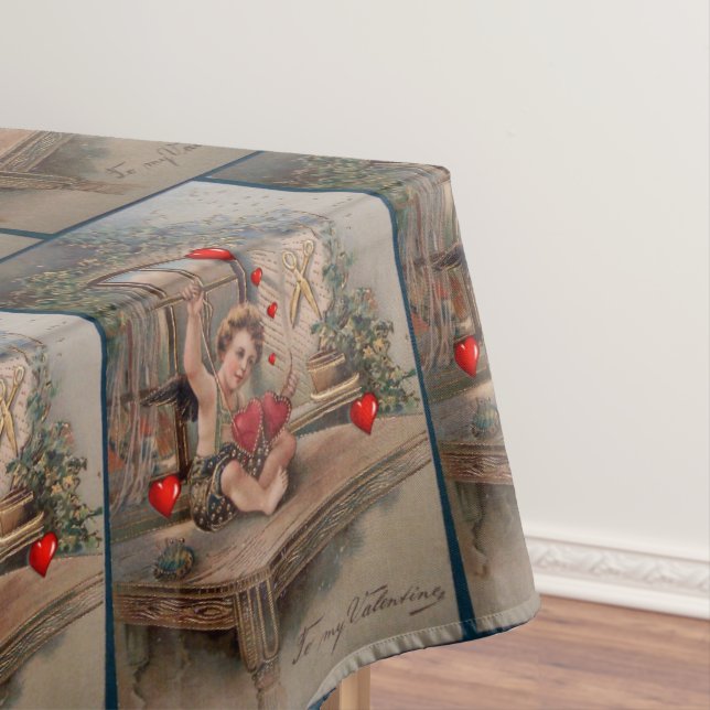 Tablecloth Valentine's Day Vintage (In Situ)