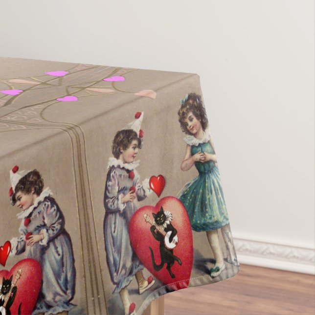 Tablecloth Valentine's Day Vintage (In Situ)