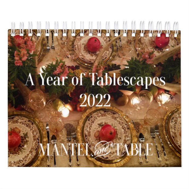 Tablescape Calendar 2022 (Cover)