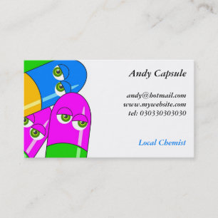 Tablet Capsules Business Card