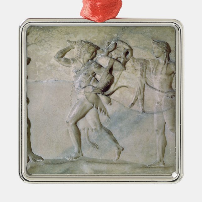 Tablet depicting Hercules Metal Tree Decoration (Front)