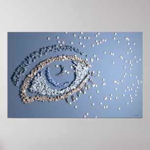 Tablet Eye Poster