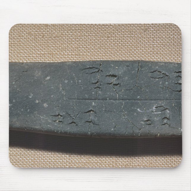 Tablet inscribed in 'Linear B'  sheep Mouse Pad (Front)