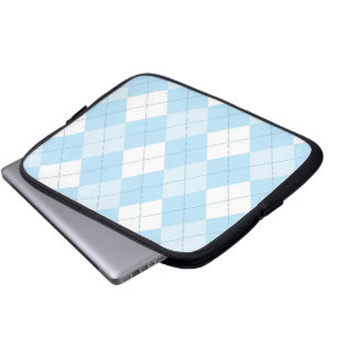 Tablet & Laptop Sleeve - Argyle SQ - Clouds