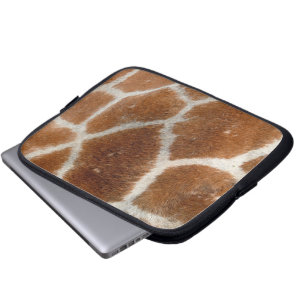 Tablet & Laptop Sleeve - Giraffe Fur Live