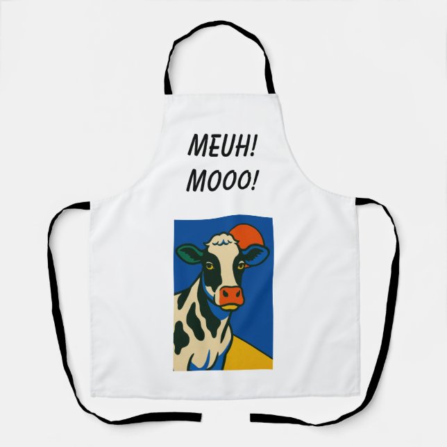 Tablet printed on the whole surface apron (Front)